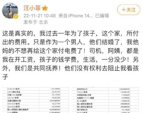 汪小菲爆料清单最新消息,揭秘娱乐圈惊人内幕！”